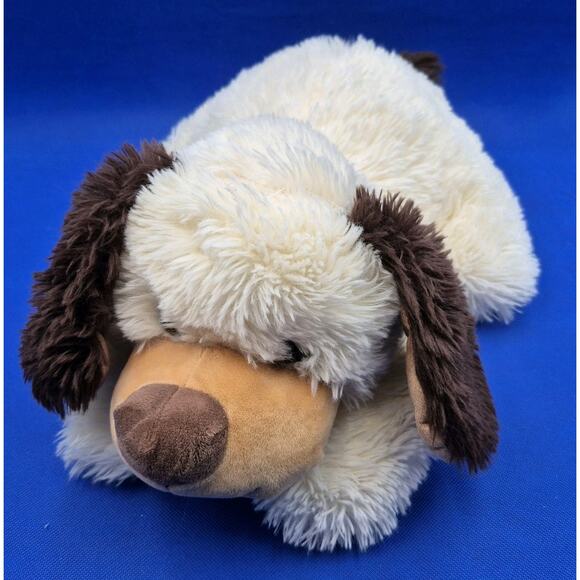 Homerbest Fluffy Puppy 15" Plush Cream Brown Adorable & Cuddly - Picture 1 of 8